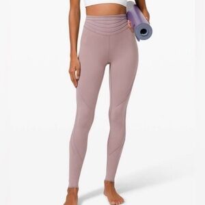 Lululemon Get In Line Super High Rise Cropped Leggings